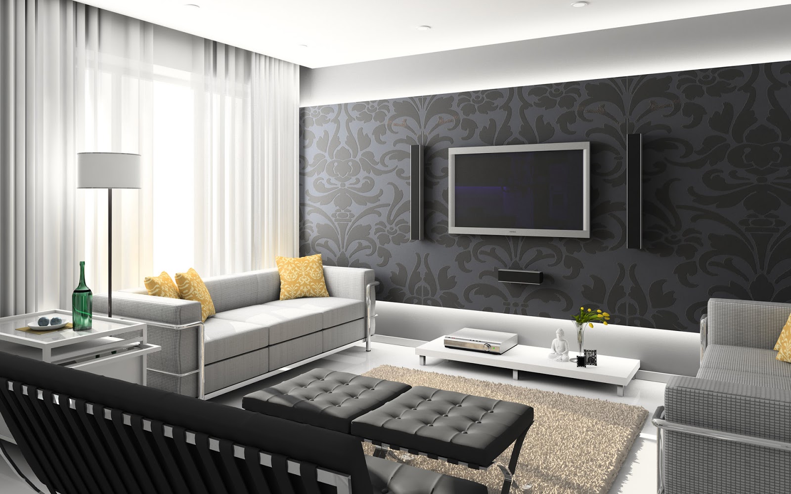 Modern Wallpaper Installation